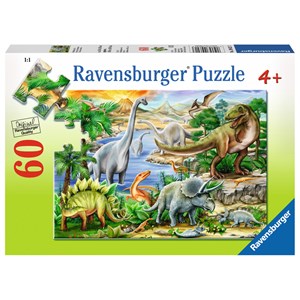 Ravensburger (09621) - "Prehistoric Life" - 60 Teile Puzzle