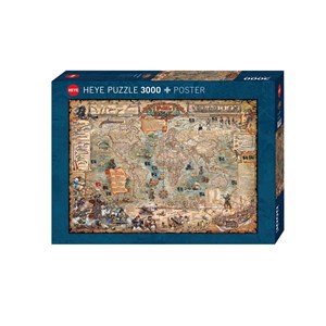 Heye (29526) - "Piratenwelt" - 3000 Teile Puzzle