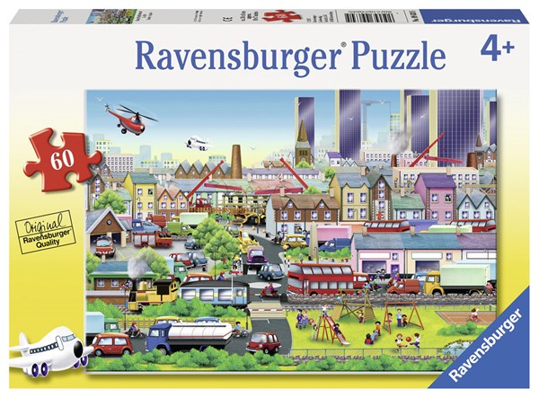 Ravensburger (09630) - "Busy Neighborhood" - 60 Teile Puzzle