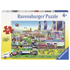 Ravensburger (09630) - "Busy Neighborhood" - 60 Teile Puzzle