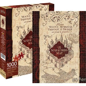 Aquarius (65284) - "Harry Potter Mauraders Map" - 1000 Teile Puzzle