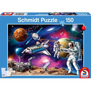 Schmidt Spiele (56156) - "Weltraum Abenteuer" - 150 Teile Puzzle