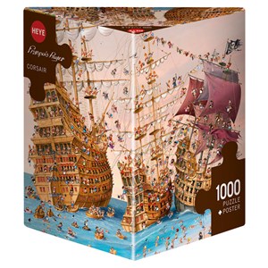 Heye (29570) - François Ruyer: "Korsaren" - 1000 Teile Puzzle