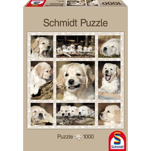 Schmidt Spiele (58155) - "Hundekinder" - 1000 Teile Puzzle