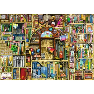 Ravensburger (19314) - Colin Thompson: "Magisches Bücherregal Nr. 2" - 1000 Teile Puzzle