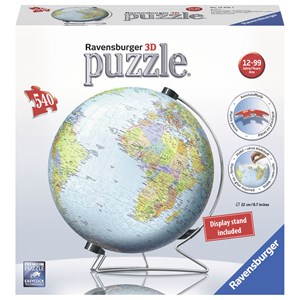 Ravensburger (12436) - "Globe" - 540 Teile Puzzle