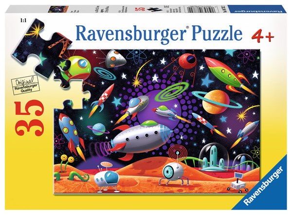Ravensburger (08782) - "Weltraum" - 35 Teile Puzzle