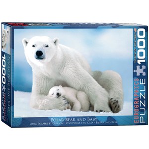 Eurographics (6000-1198) - "Eisbär und Baby" - 1000 Teile Puzzle