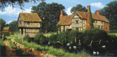 Anatolian (PER3781) - "Chicken in Lane" - 1500 Teile Puzzle