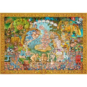 Heye (29637) - Michael Ryba: "The Pig in Art" - 4000 Teile Puzzle