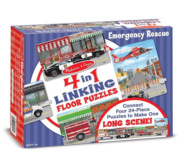 Melissa and Doug (8913) - "Emergency Rescue" - 96 Teile Puzzle
