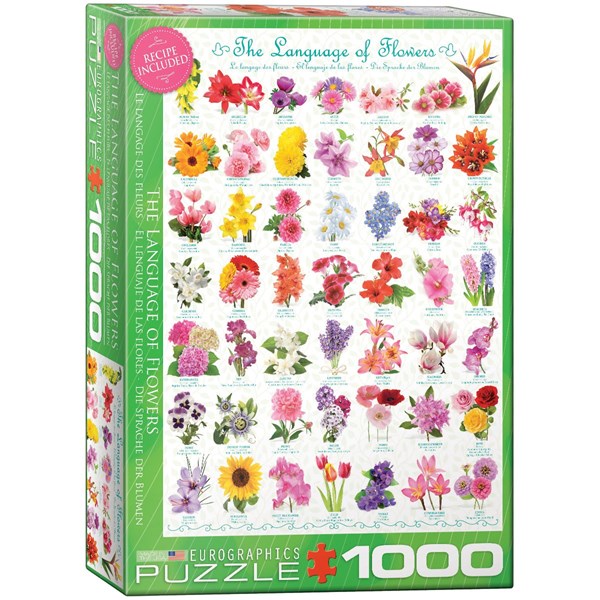 Eurographics (6000-0579) - "Die Blumensprache" - 1000 Teile Puzzle
