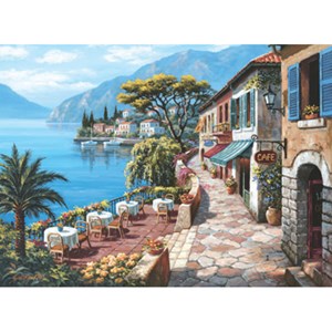 Anatolian (3085) - "Cafe mit Ausblick" - 1000 Teile Puzzle