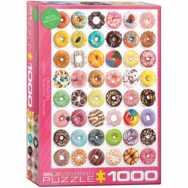 Eurographics (6000-0585) - "Bunte Donuts" - 1000 Teile Puzzle