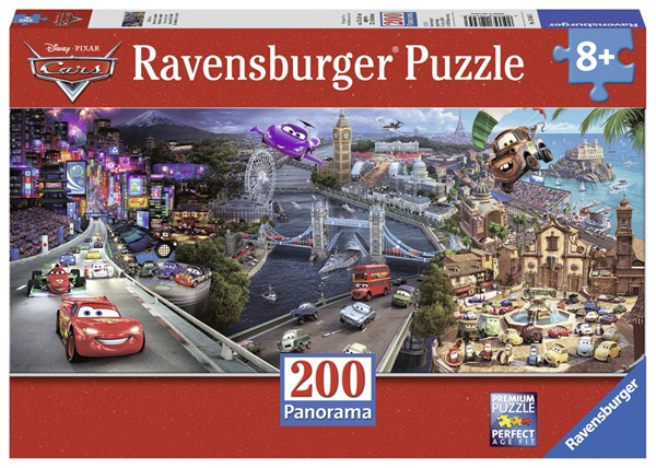 Ravensburger (12827) - "Cars 2" - 200 Teile Puzzle