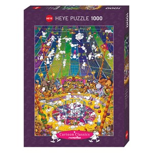 Heye (29755) - Guillermo Mordillo: "Crazy Circus" - 1000 Teile Puzzle