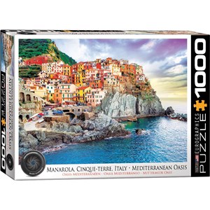 Eurographics (6000-0786) - "Manarola, Cinque Terre, Italien" - 1000 Teile Puzzle