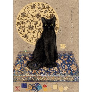 Heye (29719) - Jane Crowther: "Schwarzes Kätzchen" - 1000 Teile Puzzle