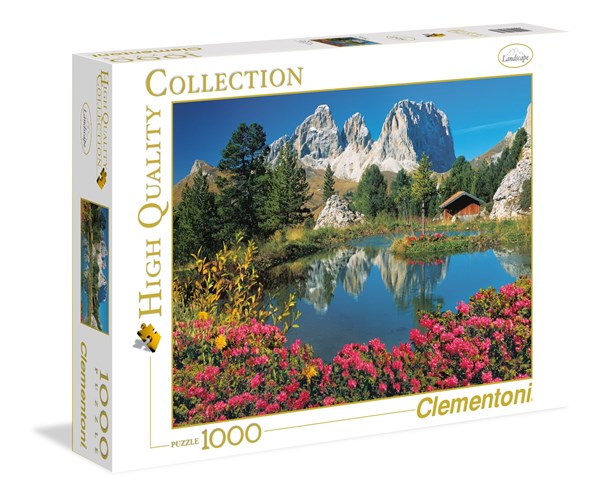 Clementoni (39273) - "Passo Pordoi mit Blick auf den Langkofel" - 1000 Teile Puzzle