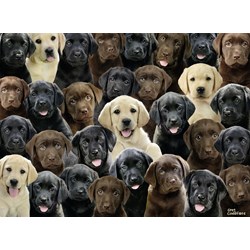 Ravensburger (10971) - Greg Cuddiford: "Labradors" - 100 Teile Puzzle