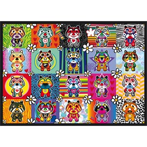 Schmidt Spiele (58215) - "Tantan & Momo" - 500 Teile Puzzle