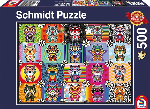 Schmidt Spiele (58215) - "Tantan & Momo" - 500 Teile Puzzle
