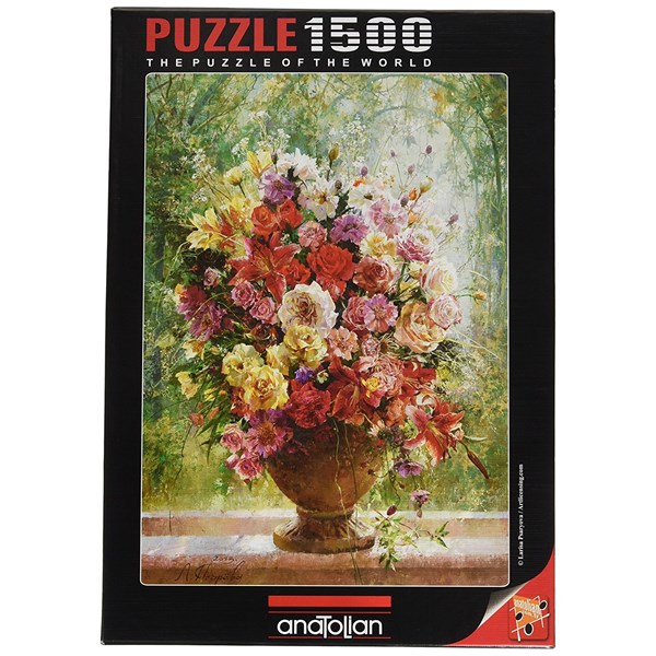 Anatolian (PER4536) - "Stillleben Blumenvase" - 1500 Teile Puzzle