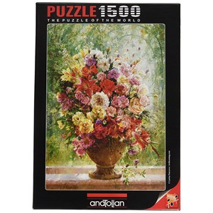 Anatolian (PER4536) - "Stillleben Blumenvase" - 1500 Teile Puzzle