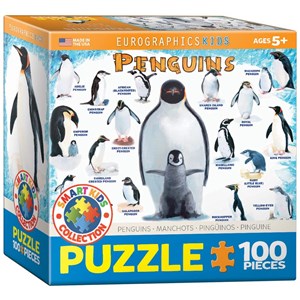 Eurographics (8100-0044) - "Pinguine" - 100 Teile Puzzle