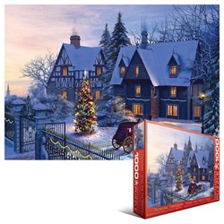 Eurographics (6000-0428) - Dominic Davison: "Weihnachten zu Hause" - 1000 Teile Puzzle
