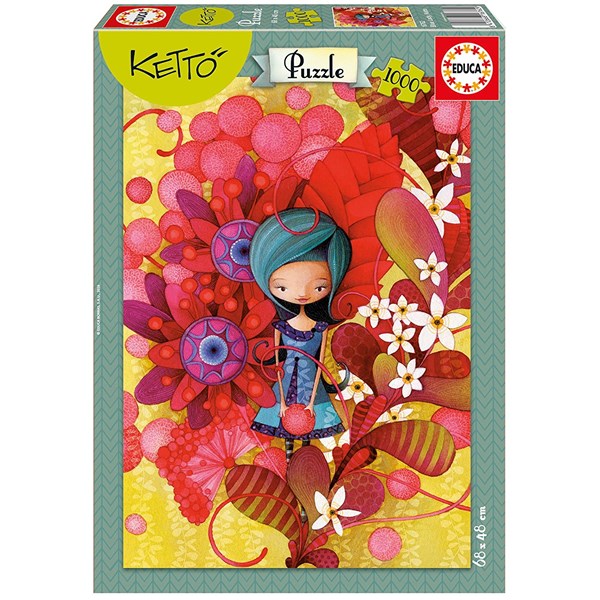 Educa (16762) - Julie St-Onge Drouin: "Blue Lady" - 1000 Teile Puzzle