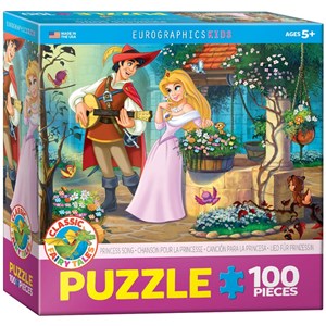 Eurographics (6100-0726) - "Lied für Prinzessin" - 100 Teile Puzzle