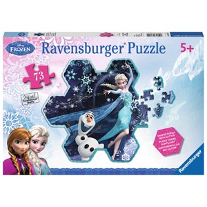 Ravensburger (13641) - "Die Eiskönigin - Elsas Schneeflocke" - 73 Teile Puzzle