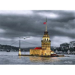 Anatolian (PER3167) - "Nostalgie vor Istanbuls Küste" - 1000 Teile Puzzle