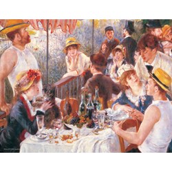 Eurographics (8104-2031) - Pierre-Auguste Renoir: "Das Frühstück der Ruderer" - 100 Teile Puzzle