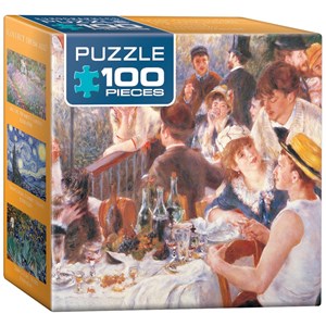 Eurographics (8104-2031) - Pierre-Auguste Renoir: "Das Frühstück der Ruderer" - 100 Teile Puzzle