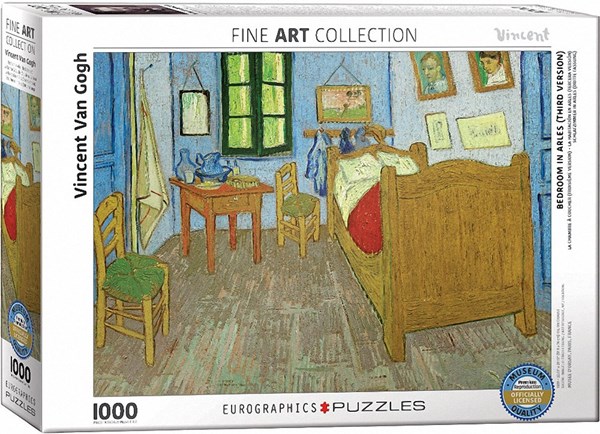 Eurographics (6000-0838) - Vincent van Gogh: "Zimmer in Arles" - 1000 Teile Puzzle