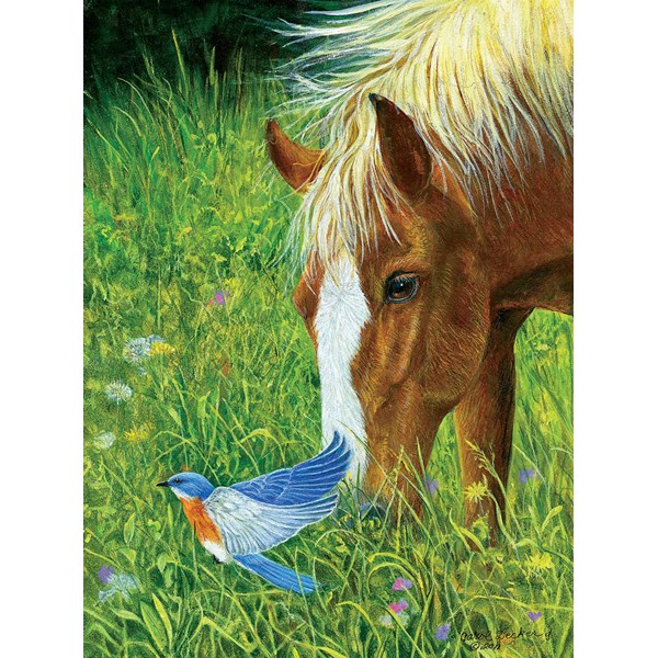 SunsOut (24643) - Carol Decker: "Gesellschaft auf der Wiese" - 1000 Teile Puzzle