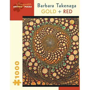 Pomegranate (AA836) - Barbara Takenaga: "Gold und Rot" - 1000 Teile Puzzle