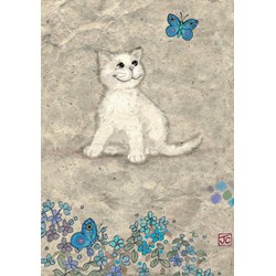 Heye (29626) - Jane Crowther: "White Kitty" - 500 Teile Puzzle