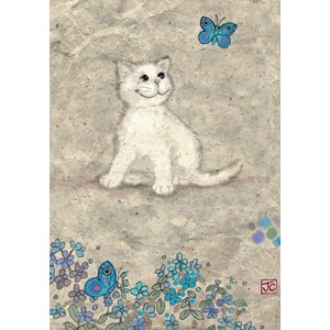 Heye (29626) - Jane Crowther: "White Kitty" - 500 Teile Puzzle