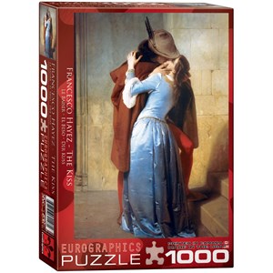 Eurographics (6000-0148) - Francesco Hayez: "Der Kuss" - 1000 Teile Puzzle