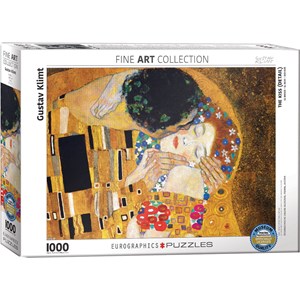 Eurographics (6000-0142) - Gustav Klimt: "Der Kuss (Detail)" - 1000 Teile Puzzle