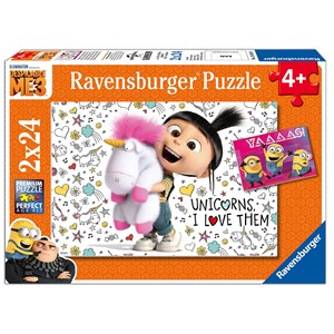 Ravensburger (07811) - "Despicable Me 3 - Agnes & die Minions" - 24 Teile Puzzle