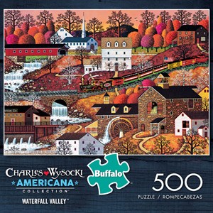 Buffalo Games (3714) - Charles Wysocki: "Waterfall Valley" - 500 Teile Puzzle