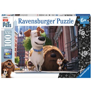 Ravensburger (10874) - "Das geheime Leben der Haustiere" - 100 Teile Puzzle