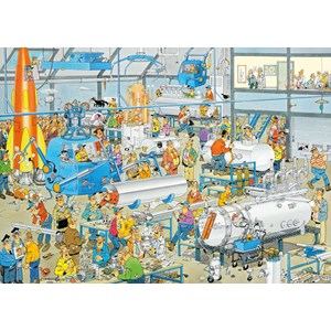 Jumbo (19050) - Jan van Haasteren: "Technische Höhepunkte" - 1000 Teile Puzzle