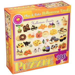 Eurographics (6100-0432) - "Halloweenbonbons" - 100 Teile Puzzle