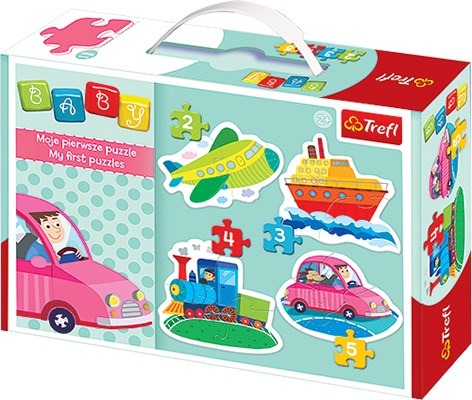 Trefl (360578) - "Tolle Fahrzeuge" - 2 3 4 5 Teile Puzzle