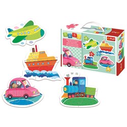 Trefl (360578) - "Tolle Fahrzeuge" - 2 3 4 5 Teile Puzzle